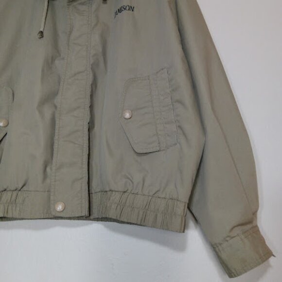 HARTWELL VIASPORT Vintage Jacket Striped Lining Workwear Bomber Grandpacore L - Picture 14 of 15